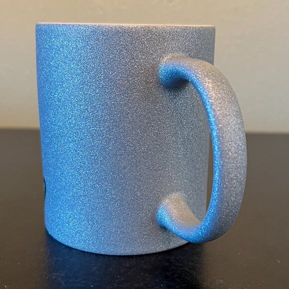 Does This Coffee Make Me Look Alive? Halloween ~ Skull ~ Silver Glitter Mug - Picture 5 of 9